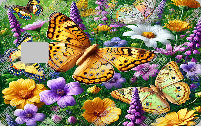 Bank  Card Sticker-BC-2386